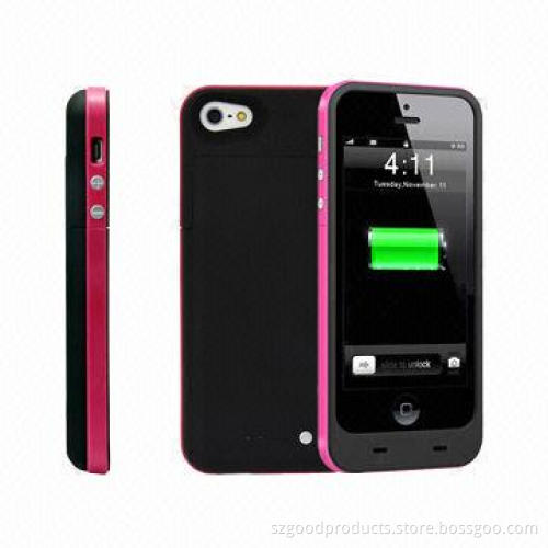Power charger with case for iPhone 5S, first one in market, accept reservation, newest and hot